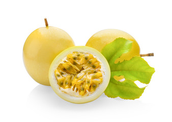 passionfruit isolated on white background