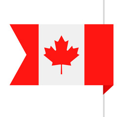 Fototapeta na wymiar United States Flag Vector Bookmark Icon