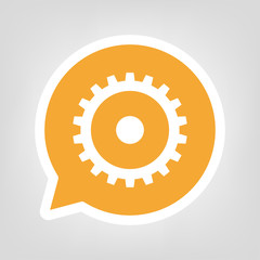 Gelbe Sprechblase - Einstellungen