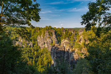 Elbsandsteingebirge in Sachsen