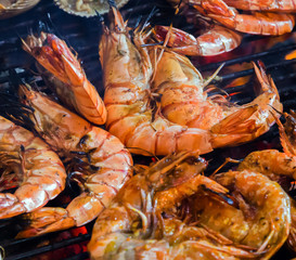 shrimp prawns grilled