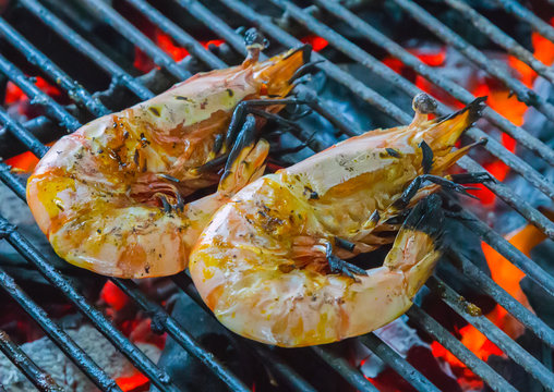 shrimp prawns grilled