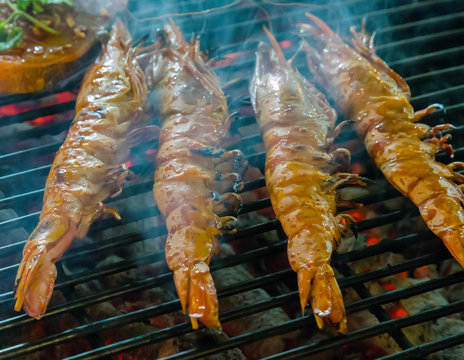 shrimp prawns grilled