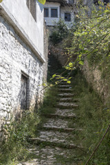 Fototapeta na wymiar Old stone stairway
