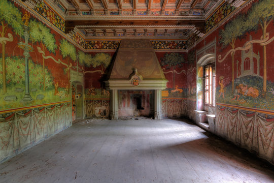 Colourful Fireplace