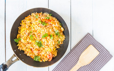 homemade fried rice