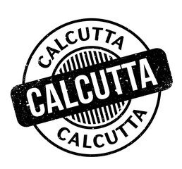 Calcutta rubber stamp. Grunge design with dust scratches. Effects can be easily removed for a clean, crisp look. Color is easily changed.