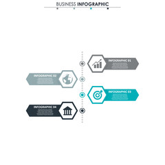 Business data, chart. Abstract elements of graph, diagram with 4 steps, strategy, options, parts or processes. Vector business template for presentation. Creative concept for infographic