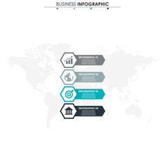 Fototapeta na wymiar Business data, chart. Abstract elements of graph, diagram with 4 steps, strategy, options, parts or processes. Vector business template for presentation. Creative concept for infographic