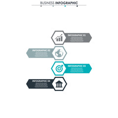 Business data, chart. Abstract elements of graph, diagram with 4 steps, strategy, options, parts or processes. Vector business template for presentation. Creative concept for infographic