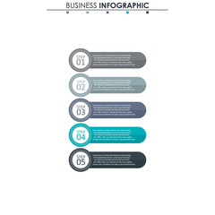 Business data, chart. Abstract elements of graph, diagram with 5 steps, strategy, options, parts or processes. Vector business template for presentation. Creative concept for infographic