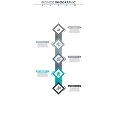 Business data, chart. Abstract elements of graph, diagram with 5 steps, strategy, options, parts or processes. Vector business template for presentation. Creative concept for infographic
