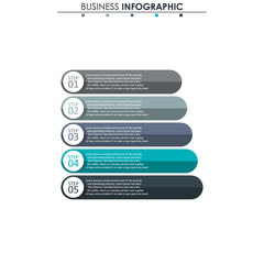 Business data, chart. Abstract elements of graph, diagram with 5 steps, strategy, options, parts or processes. Vector business template for presentation. Creative concept for infographic