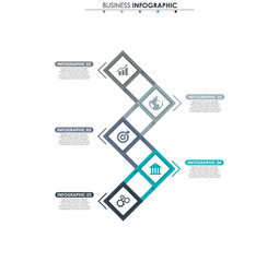 Business data, chart. Abstract elements of graph, diagram with 5 steps, strategy, options, parts or processes. Vector business template for presentation. Creative concept for infographic