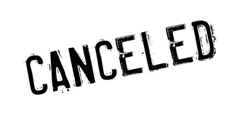 Canceled rubber stamp. Grunge design with dust scratches. Effects can be easily removed for a clean, crisp look. Color is easily changed.