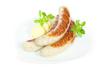 Bratwurst gegrillt