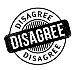 Disagree rubber stamp. Grunge design with dust scratches. Effects can be easily removed for a clean, crisp look. Color is easily changed.