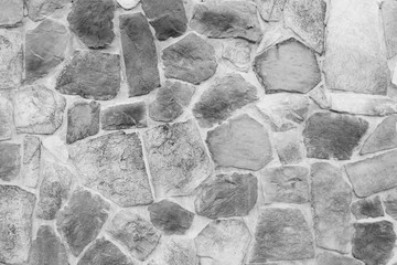 Surface of stone, black and white