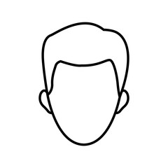 Businessman avatar cartoon icon vector illustration graphic design