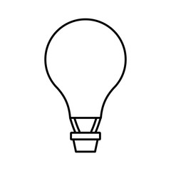 Fototapeta premium Hot air balloon icon vector illustration graphic design