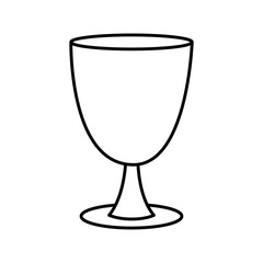 Holy chalice isolated icon vector illustration graphic design