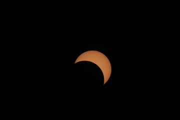 Sun eclipse August 21, 2017 Kimberly Oregon, USA