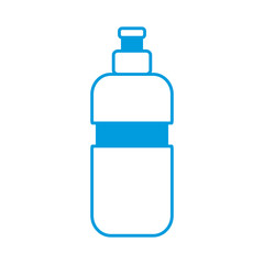 Thermo water bottle icon vector illustration graphic design