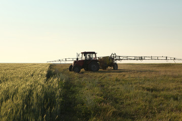 Fototapeta premium field processing