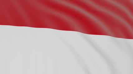 Bandera de Indonesia.