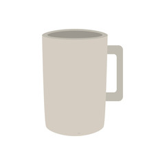 coffee mug icon over white background colorful design vector illustration