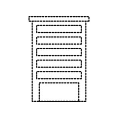 building architecture exterior facade urban vector illustration