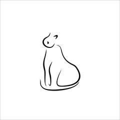 cat icon vector