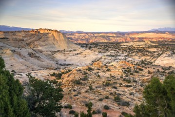 Escalante Mesa at Last Light from the Head of Rocks Overlook in the Grand Staircase