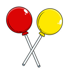 Colored Balloons Vector