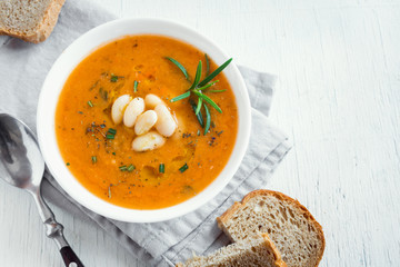 Bean and vegetable soup