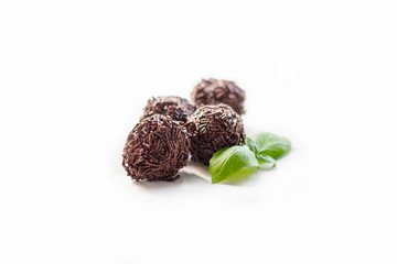 Truffles chocolate made in home
