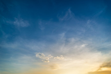 Blue sunset