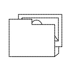 folder picture file digital app online vector illustration