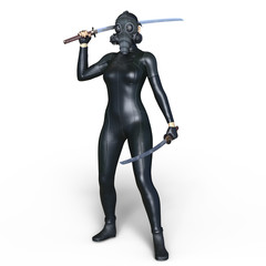 スーパーウーマン剣士