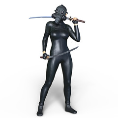 スーパーウーマン剣士