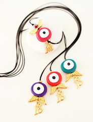 Christmas 2018 jewelry - greek evil eye necklace and bracelet