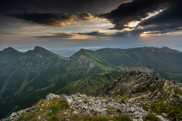 Widok z Jagnięcego Szczytu ,Tatry Słowackie. © Adam Olszowski