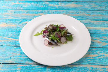 Estonian sandwich with anchovies