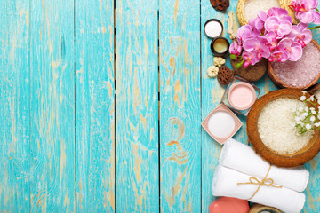 Spa background with a blank space