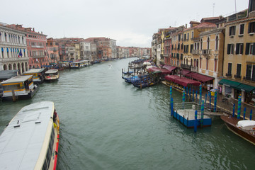 Fototapeta na wymiar Venezia e il canal grande