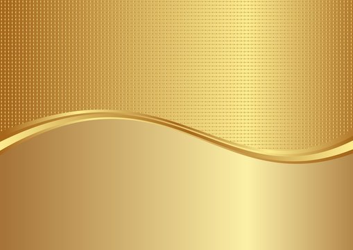 golden background divided into two - metallic and texture
