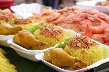 biryani rice with chicken