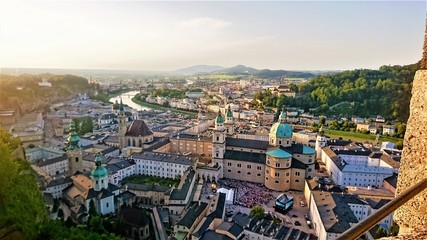 Panorama Salzbourg - Autriche
