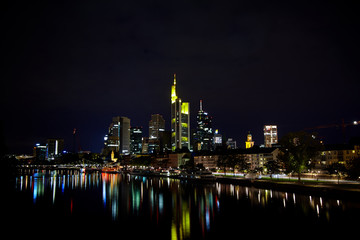 Obraz na płótnie Canvas Frankfurt am Main at night, Germany