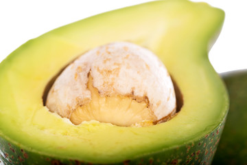 Avocado isolated on a white background